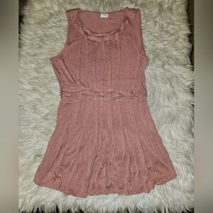 ~~One September Pink Flowy Detailed Top – Size Medium~~